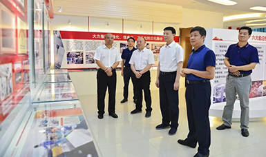 福建省人大常委會黨組書記、副主任張廣敏蒞臨虹潤公司調(diào)研指導(dǎo)
